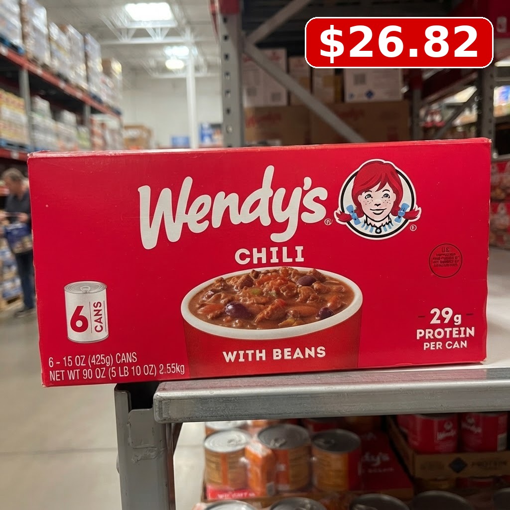 WENDY'S Canned Chili With Beans