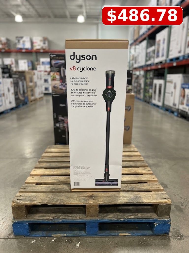 Dyson V8 Cyclone Cordless Vacuum With Hair Screw Tool