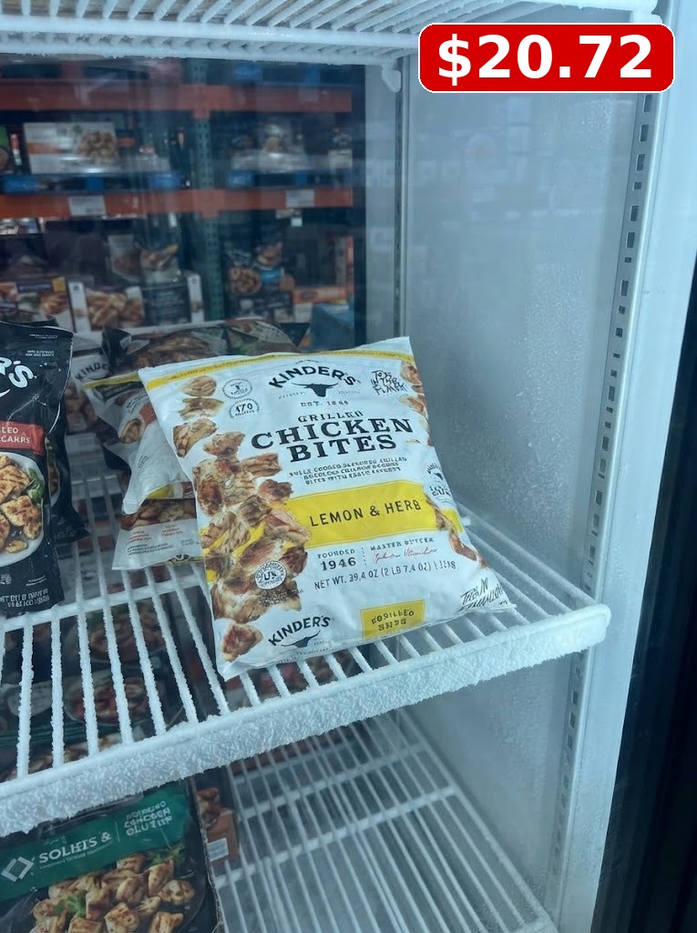Kinder's Frozen Lemon & Herb Grilled Chicken Bites