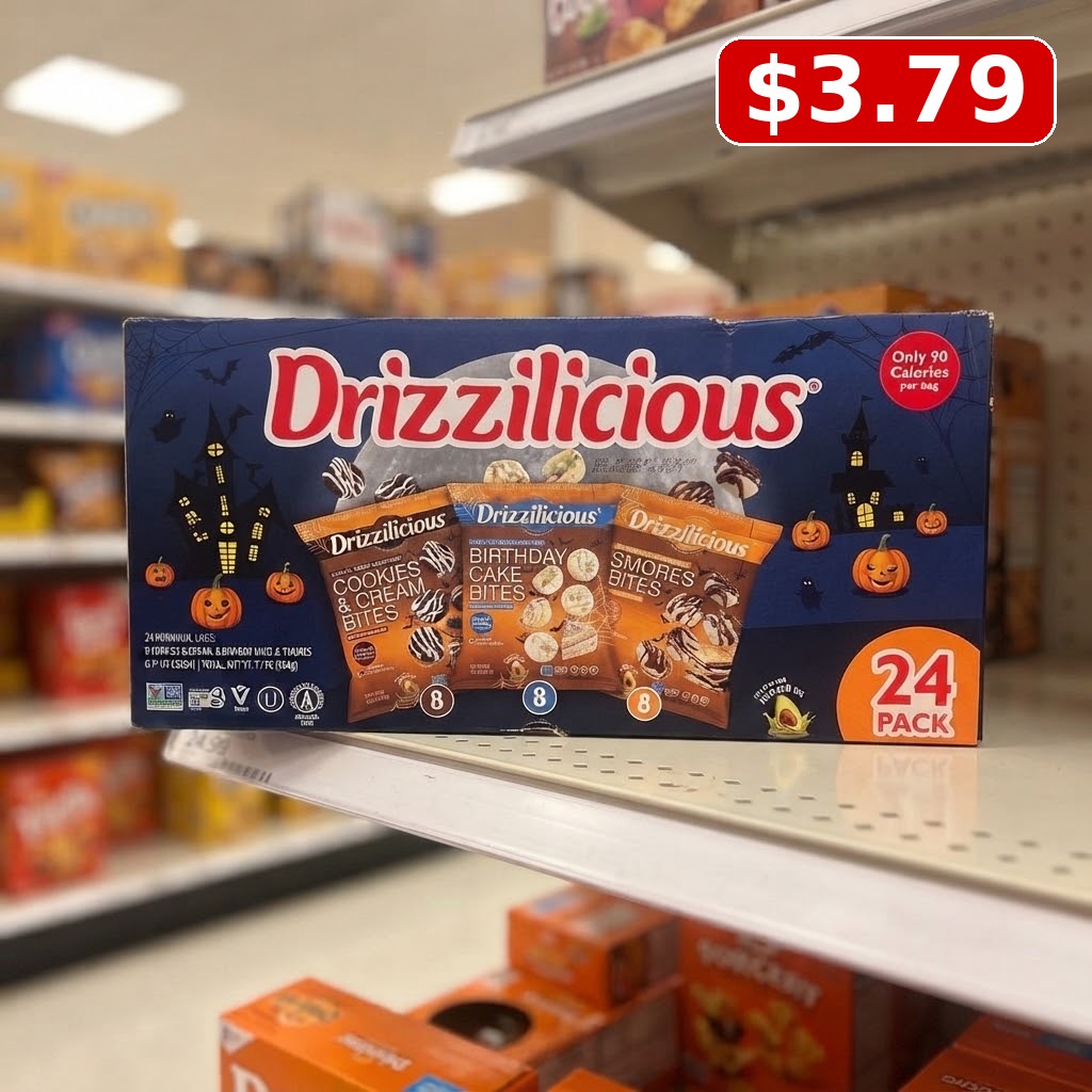 Drizzilicious Cookies & Cream Drizzled Mini Rice Cake - 4oz