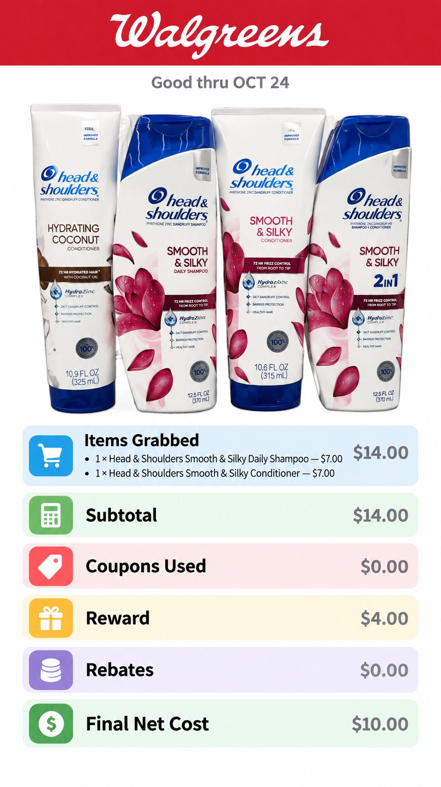 Head & Shoulders Smooth & Silky Buy-2 Promotion