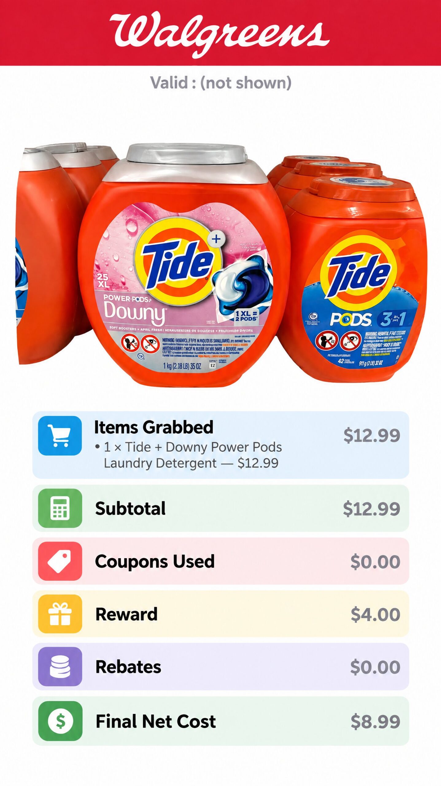 Tide + Downy Power Pods Laundry Detergent