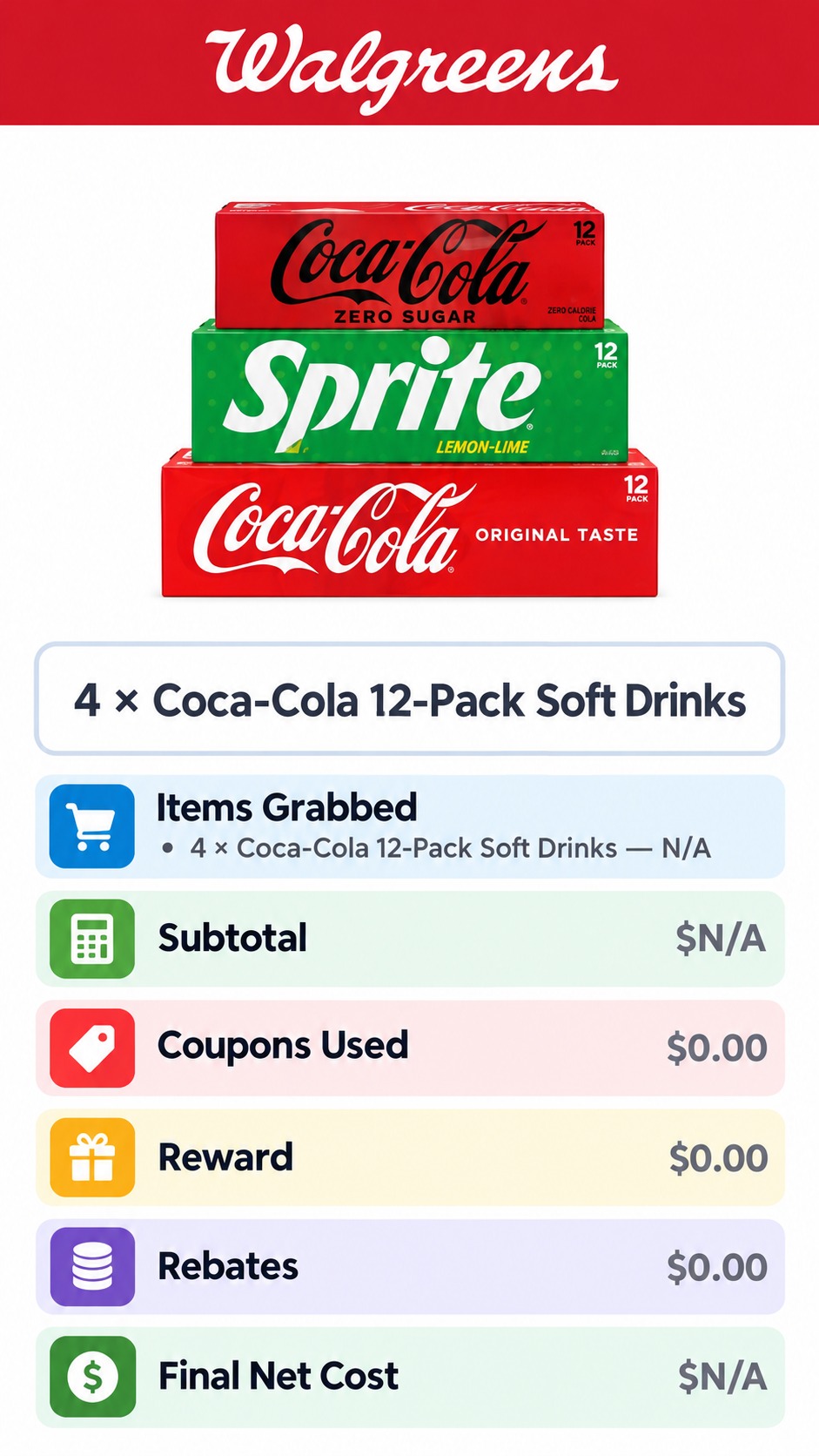 Coca-Cola 12-Pack Buy 2, Get 2 Free
