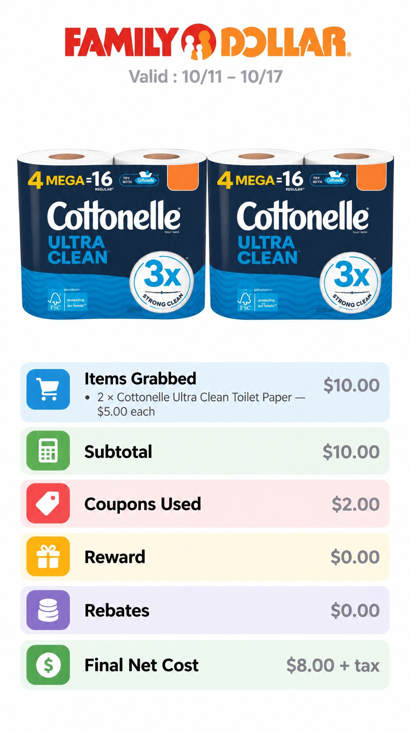 Cottonelle Ultra Clean Toilet Paper