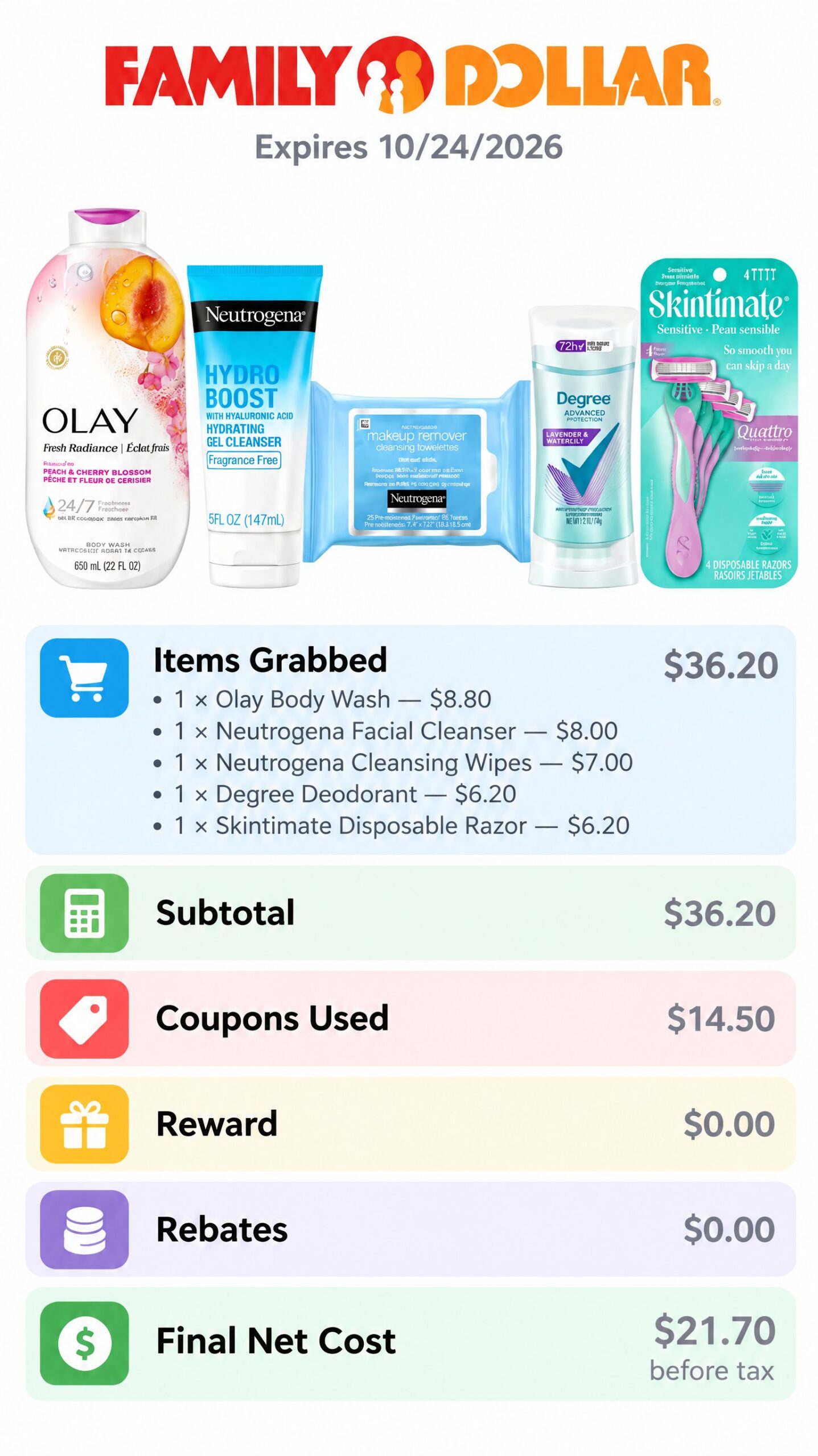 Olay and Personal-Care Product Bundle