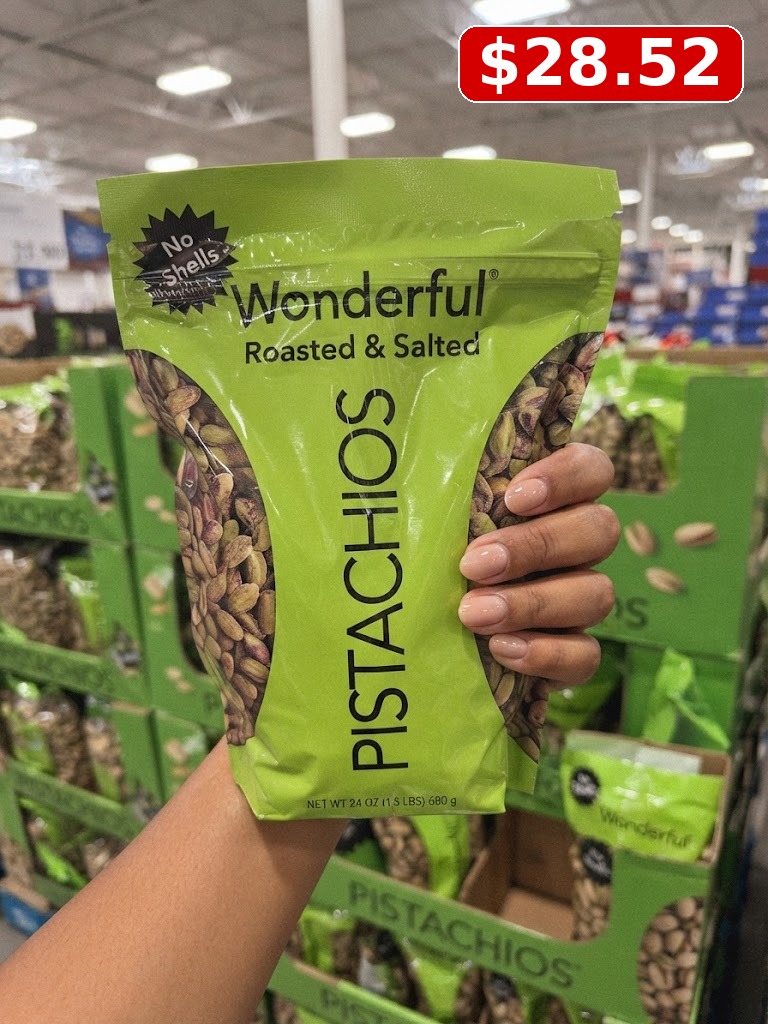 Wonderful No Shells Roasted & Salted Pistachios