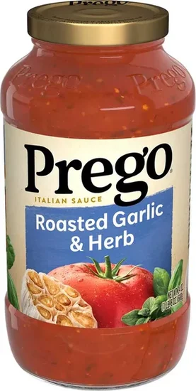 Prego Roasted Garlic & Herb Italian Tomato Sauce, 24 oz