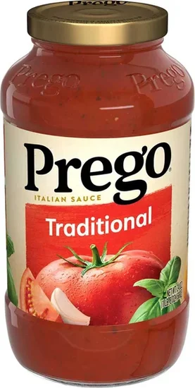 Prego Traditional Pasta Sauce, 24 oz Jar, 1 ct