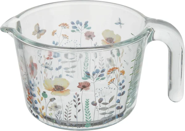 Printed Glass Measuring Cup