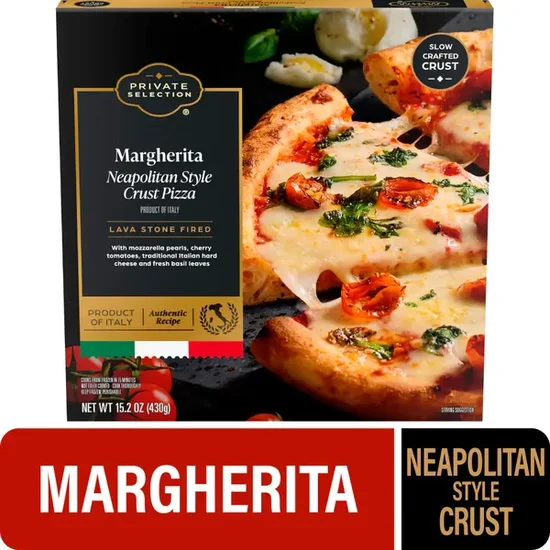 Private Selection Margherita Neapolitan Style Crust Frozen Pizza