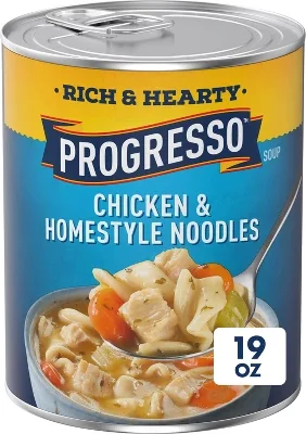 Progresso Rich & Hearty Chicken & Homestyle Noodle Soup - 19oz