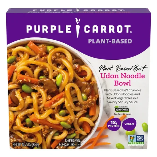 Purple Carrot Plant-Based Be'f Udon Noodle Bowl