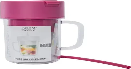 Rechargeable Portable Blender With Handle & Silicone Straw 17oz