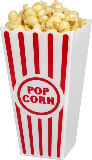 Reusable Theater-Style Popcorn Tub