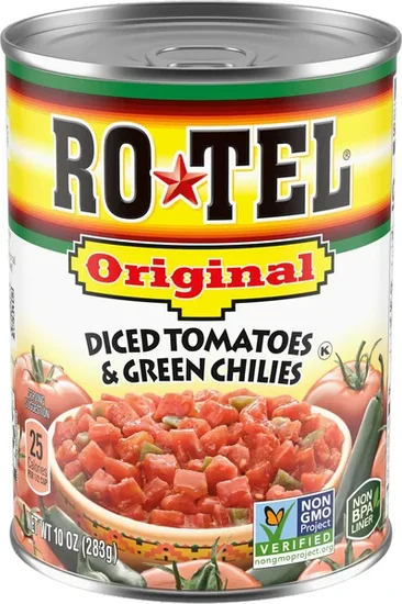 RoTel Original Diced Tomatoes with Green Chilies, 10-oz. Cans