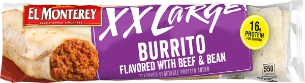 Ruiz El Monterey XX Large Beef & Bean Burrito 8 oz
