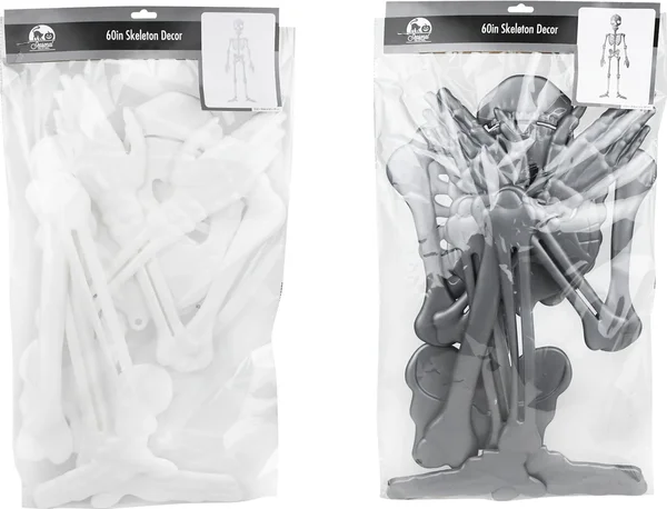 Seasonal Collection 60-Inch Skeleton Decor, Assorted Colors.