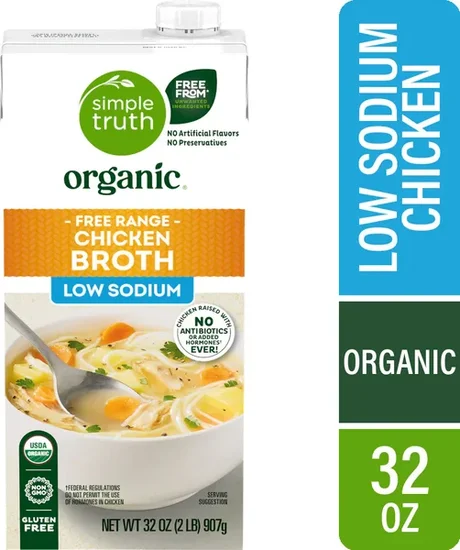Simple Truth Organic Low Sodium Free Range Chicken Broth