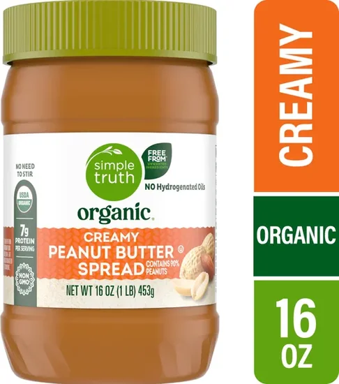 Simple Truth Organic No Stir Creamy Peanut Butter Spread