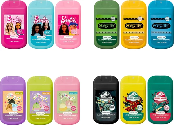 Smart Care Hand Sanitizer Spray, Assorted Designs.