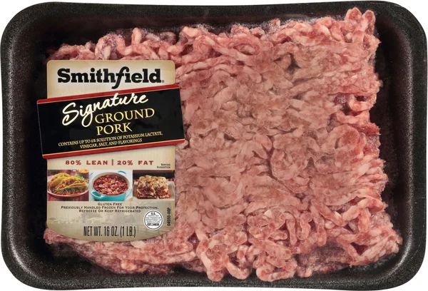 Smithfield Signature 80% Lean 20% Fat Ground Pork