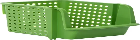 Stackable Mini Plastic Storage Bin 4.72in x 5.5in