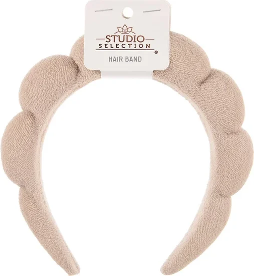 Studio Selection Puffy Hair Band, Tan
