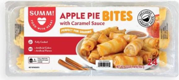 SUMM! Apple Pie Bites with Caramel Sauce, 24 Count, 23 oz.