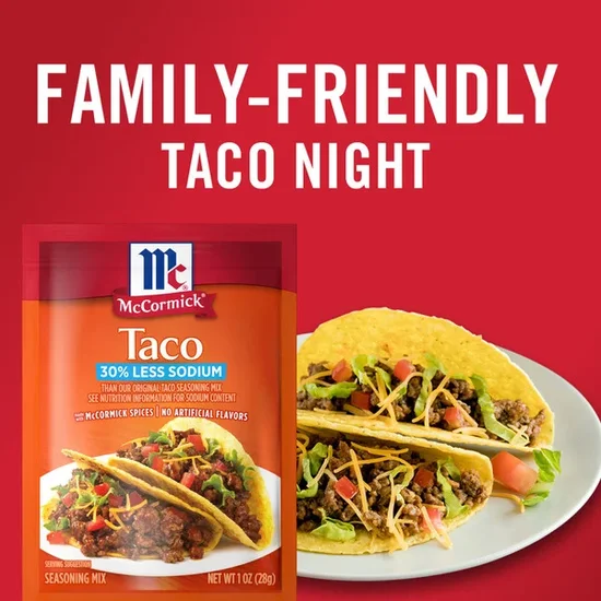Taco Seasoning Mix Mccormick Seasoning Taco 1oz