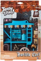 Teeny Tinies Barista Cart Pretend Play Toy Set