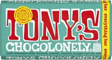 Tony's Chocolonely Everything Bar Candy - 6.35oz