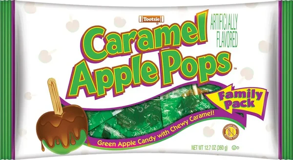 Tootsie Caramel Apple Pops Family Pack Candy
