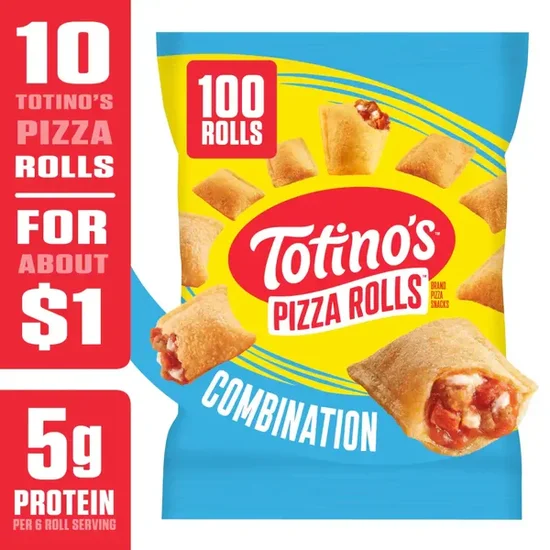 Totino's Frozen Appetizers Combination Pizza Rolls
