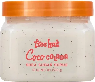 Tree Hut Coco Colada Shea Sugar Coconut Body Scrub - 18oz: Paraben-Free, Sulfate-Free, Contains Vitamin C, Vegan