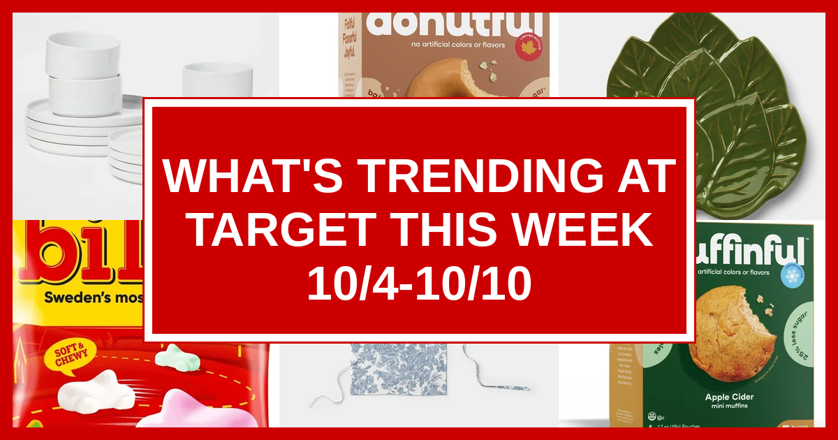 What's Trending at Target This Week (10/4-10/10)