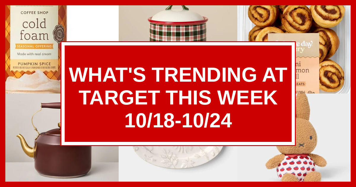 What's Trending at Target This Week (10/18-10/24)