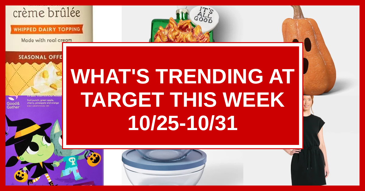 What's Trending at Target This Week (10/25-10/31)