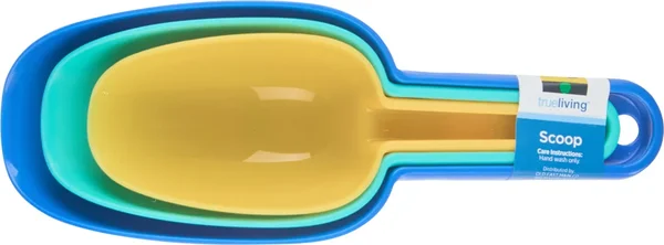 True Living Nesting Scoop Set, 3 pk
