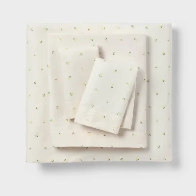 Twin/Twin XL Microfiber Sheet Set Yellow Ditsy Floral - Room Essentials™