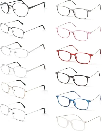 Wire-Rimmed 1.75 Diopter Reading Glasses, Assorted Styles.