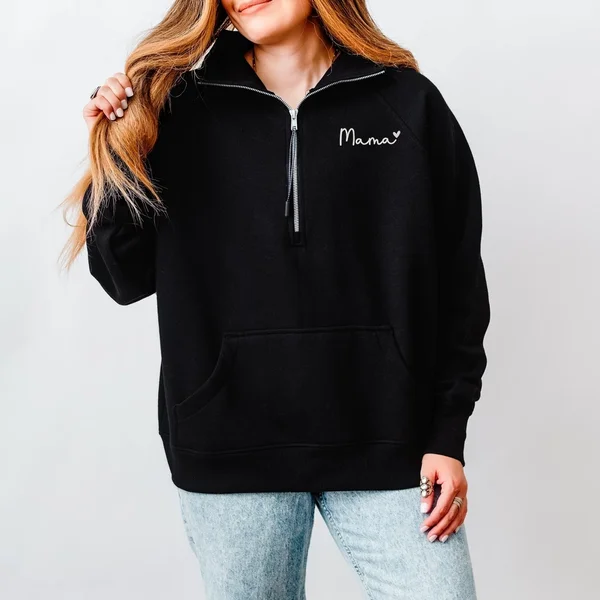 Women's Embroidered Fleece Sweatshirt