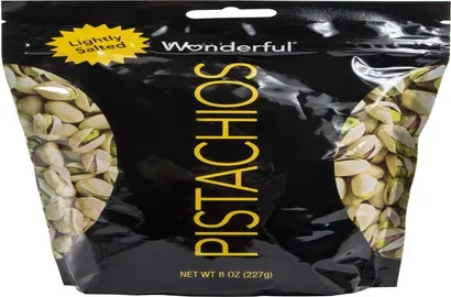 Wonderful® Pistachios Lightly Salted, in-Shell 8oz