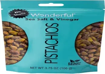 Wonderful® Sea Salt & Vinegar Pistachios, No Shells 3.75oz