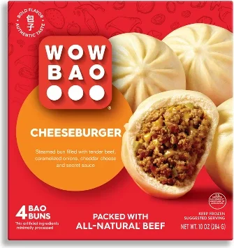Wow Bao Frozen Cheeseburger - 4pk/10oz