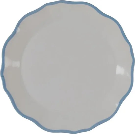 xo Holly by Holly Williams Scalloped-Edge Melamine Plate 10 in
