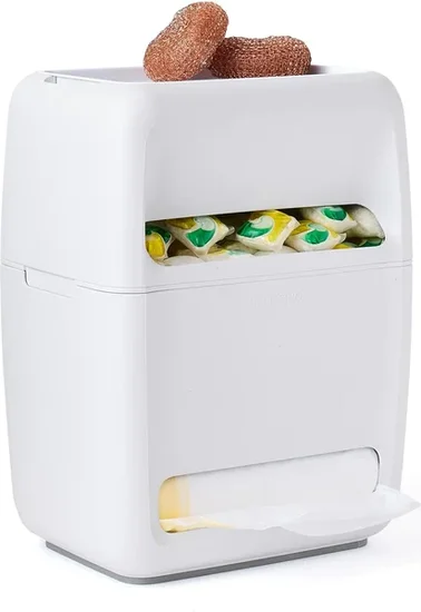 YouCopia Under Sink Trash Bag & Dishwasher Pod Organizer 2-in-1