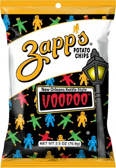 Zapps New Orleans Kettle Style Voodoo Potato Chips, 2.5-oz. Bags